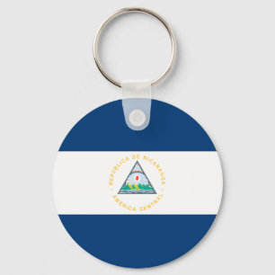 Nicaragua Flag Key Ring