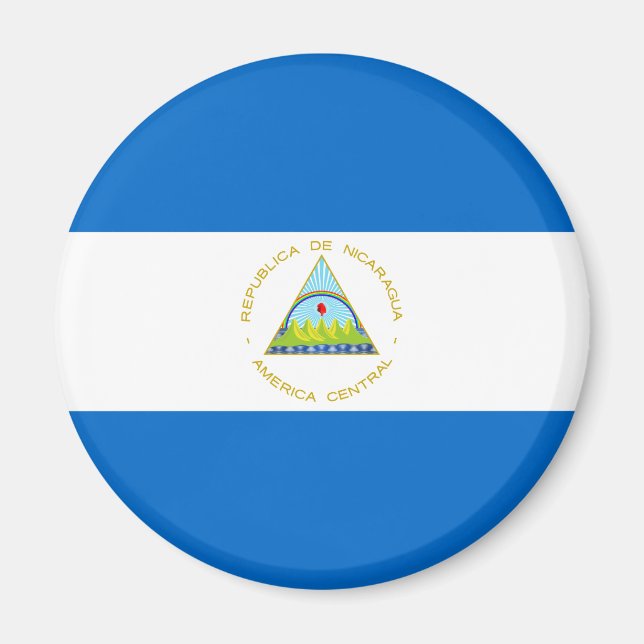 Nicaragua Flag Magnet (Front)