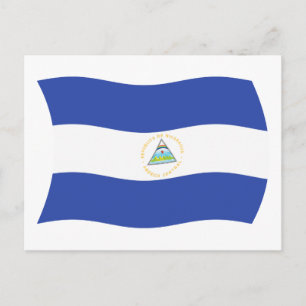 Nicaragua Flag Postcard