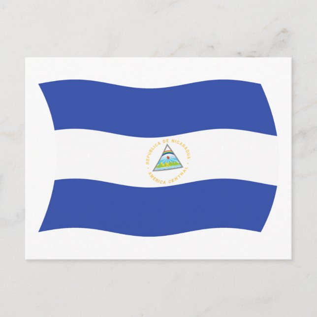 Nicaragua Flag Postcard (Front)