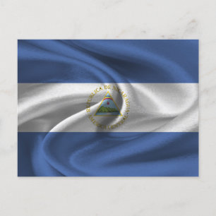 Nicaragua Flag Postcard