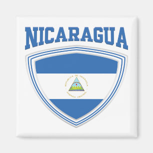 Nicaragua Flag Shield Magnet