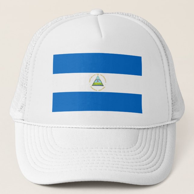 Nicaragua Flag Trucker Hat (Front)