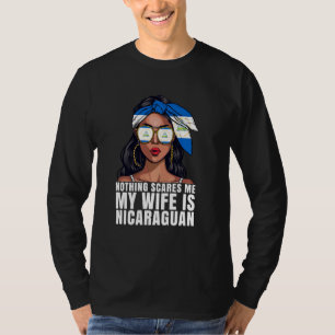 Nicaragua Flag Wedding Anniversary Engagement Nica T-Shirt