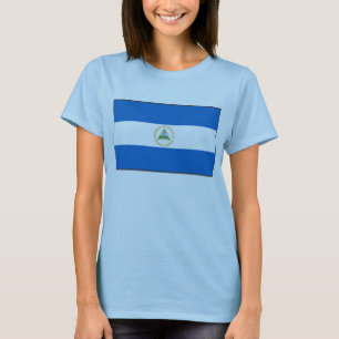 Nicaragua Flag x Map T-Shirt