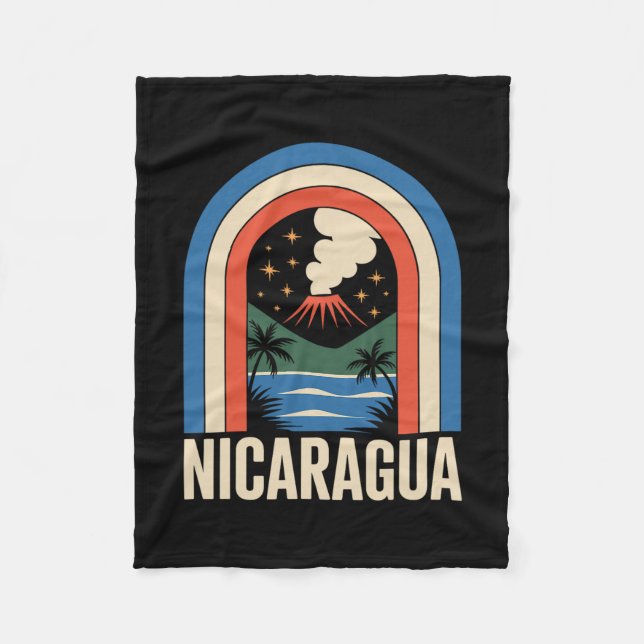 Nicaragua  fleece blanket (Front)