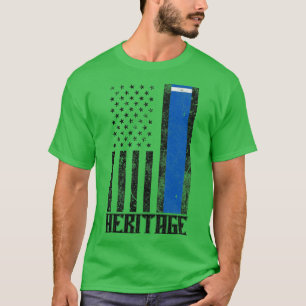 Nicaragua Hispanic Heritage distressed flag T-Shirt