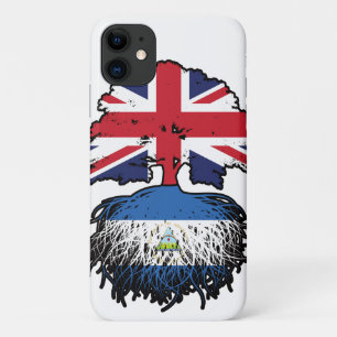 Nicaragua Nicaraguan British UK Tree Roots Flag Case-Mate iPhone Case