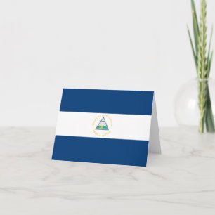 Nicaragua (Nicaraguan) Flag Card