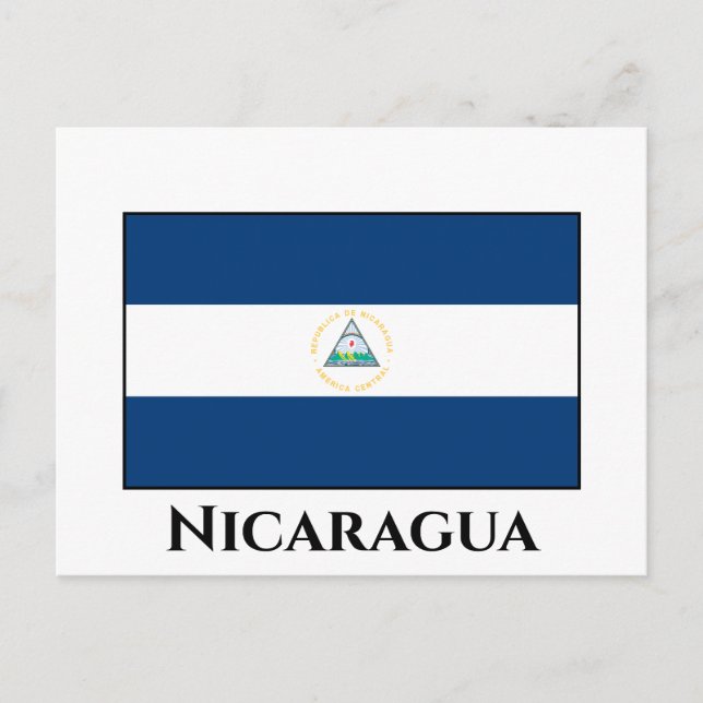 Nicaragua (Nicaraguan) Flag Postcard (Front)