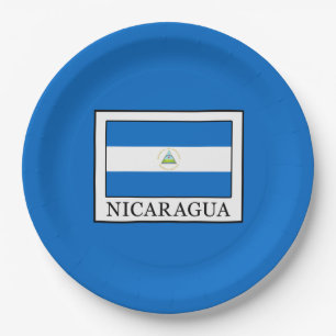 Nicaragua Paper Plate