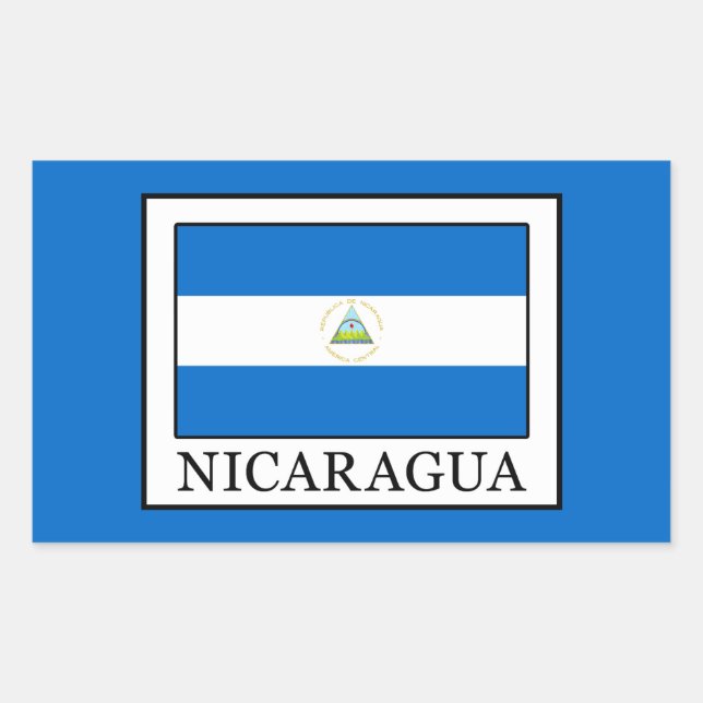 Nicaragua Rectangular Sticker (Front)