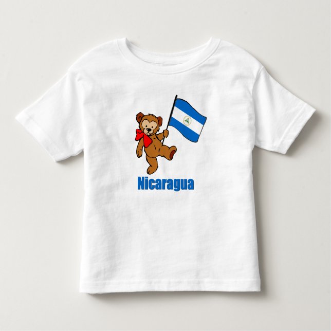 Nicaragua Teddy Bear T-shirts (Front)