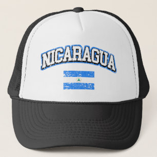 Nicaragua Vintage Flag Trucker Hat
