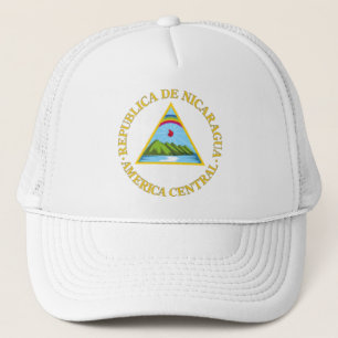 Nicaraguan coat of arms trucker hat