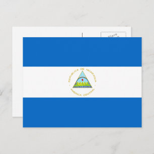 Nicaraguan Flag, Flag of Nicaragua Postcard