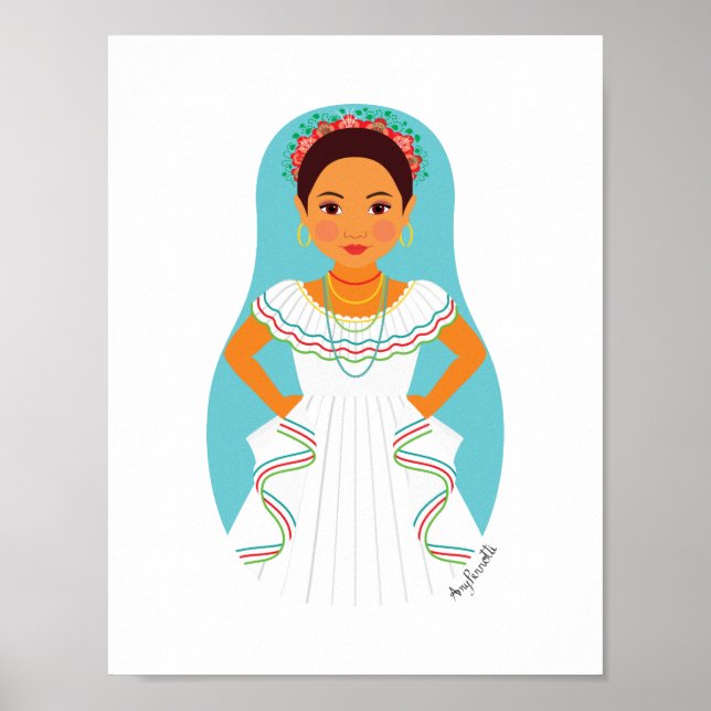 Nicaraguan Matryoshka Poster (Front)