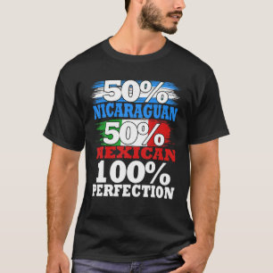 Nicaraguan Mexican Pride Mexico Nicaragua Latino T T-Shirt