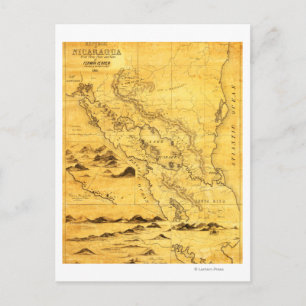 NicaraguaPanoramic MapNicaragua Postcard