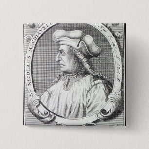 Niccolo Machiavelli, 1724 15 Cm Square Badge