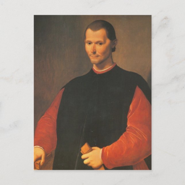 Niccolò Machiavelli Postcard (Front)