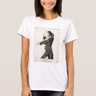 Niccolo Paganini (1782-1840) Playing the Violin, 1 T-Shirt