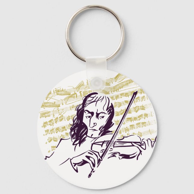 Niccolo_Paganini Key Ring (Front)