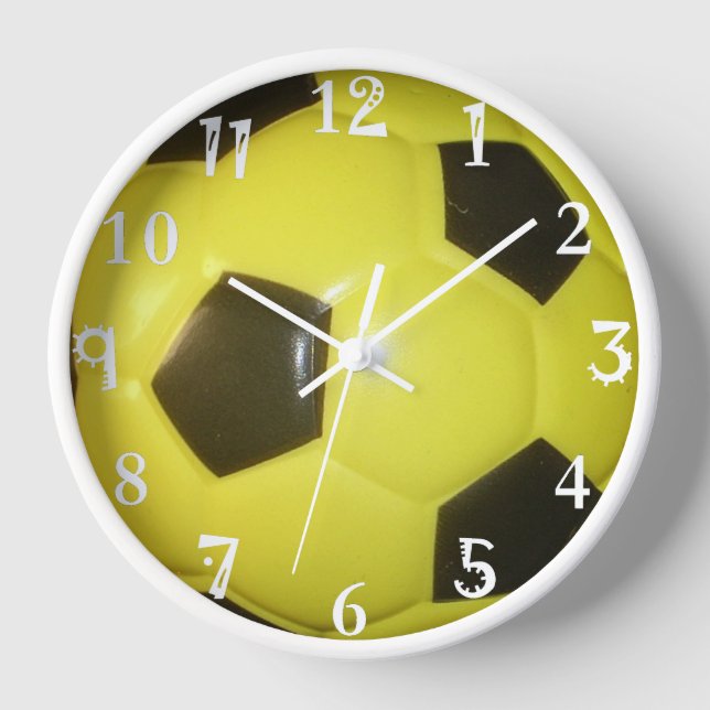 Nice and lovely Football. Wall Clock (Front)