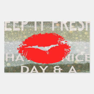 Nice and perfect save the date rectangular sticker