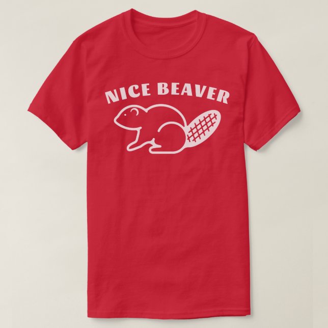 Nice Beaver 1 T-Shirt (Design Front)