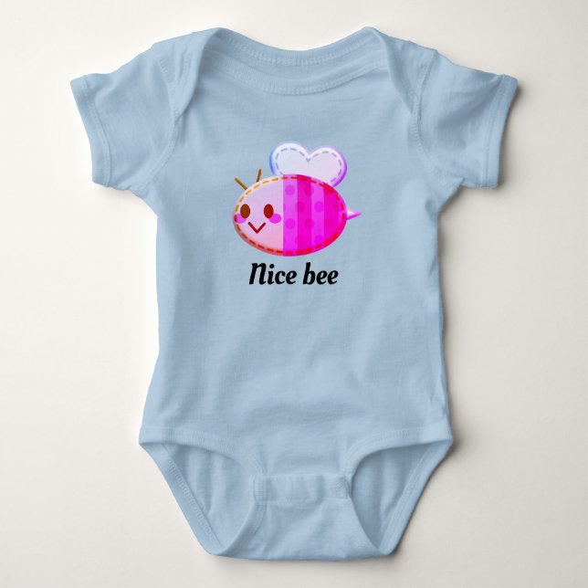 Nice bee T-shirt Baby Bodysuit (Front)