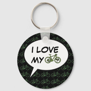 nice bicycle . biking . bike-themed key ring