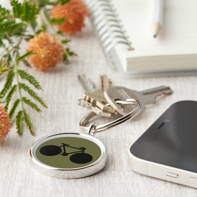 nice bicycle . biking . bike-themed key ring (Side)