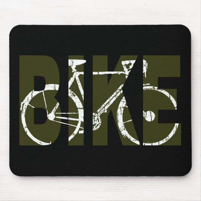nice bicycle . biking . bike-themed mouse pad (Front)
