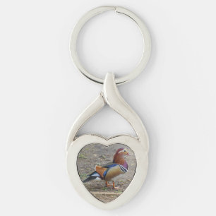 Nice Bird Heart Keychain