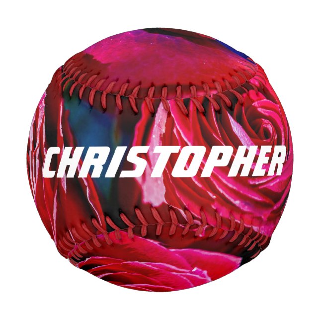 Nice Bunch Of Red Roses Baseball (Front)