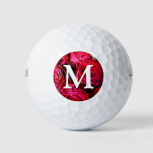 Nice Bunch Of Red Roses Golf Balls