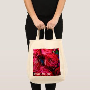 Nice Bunch Of Red Roses Tote Bag