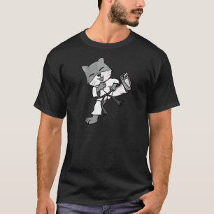 Nice Cat Playing Karate Sport In Japan 1 T-Shirt