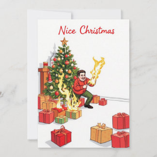 Nice Christmas Card - Fiery Fun 