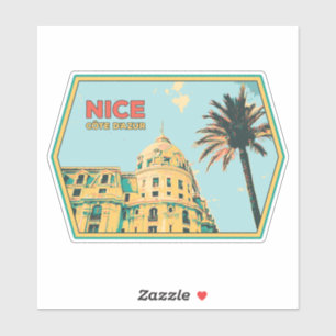 Nice city France is my proud hometown Sticker