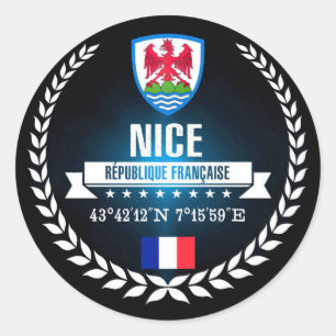 Nice Classic Round Sticker