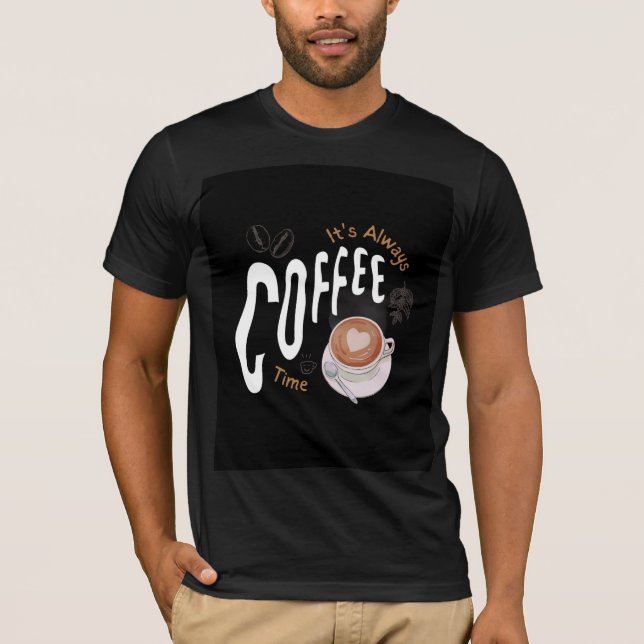 Nice coffee cup design  T-Shirt (Front)