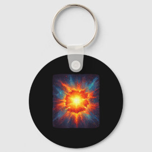 Nice Colorful Supernova Graphic Costume For Boys A Key Ring
