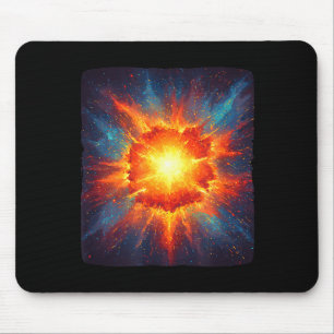 Nice Colorful Supernova Graphic Costume For Boys A Mouse Pad