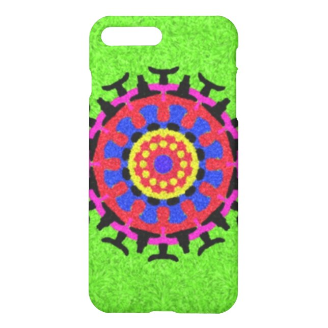 Nice colourful pattern iPhone case (Back)