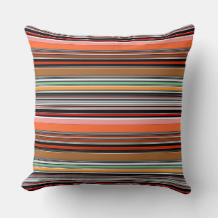 Nice colourful stripes cushion