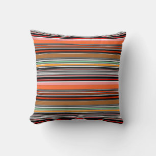 Nice colourful stripes cushion