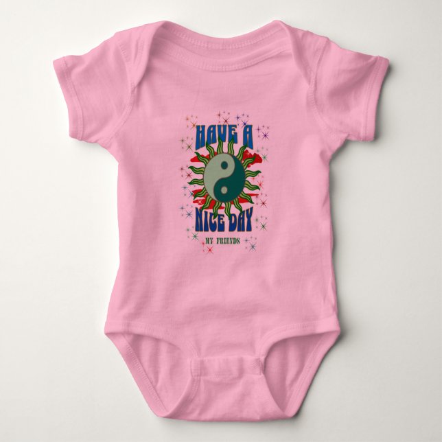 NICE DAY , Baby Bodysuit (Front)