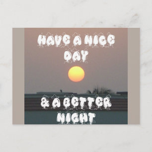 Nice Day Customise Product Postcard